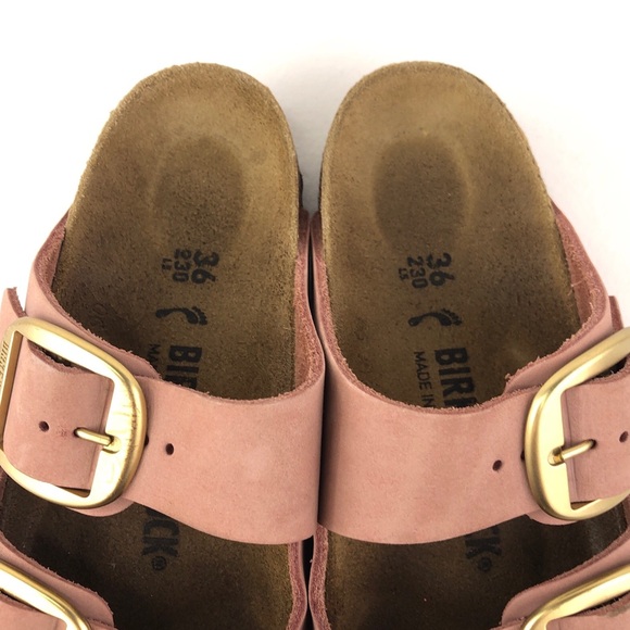 Birkenstock Arizona Big Buckle Oiled Leather Sandals 5 - Picture 12 of 13